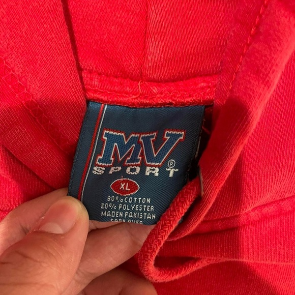 San Clemente California Red Pullover Hoodie NWOT - Picture 3 of 3